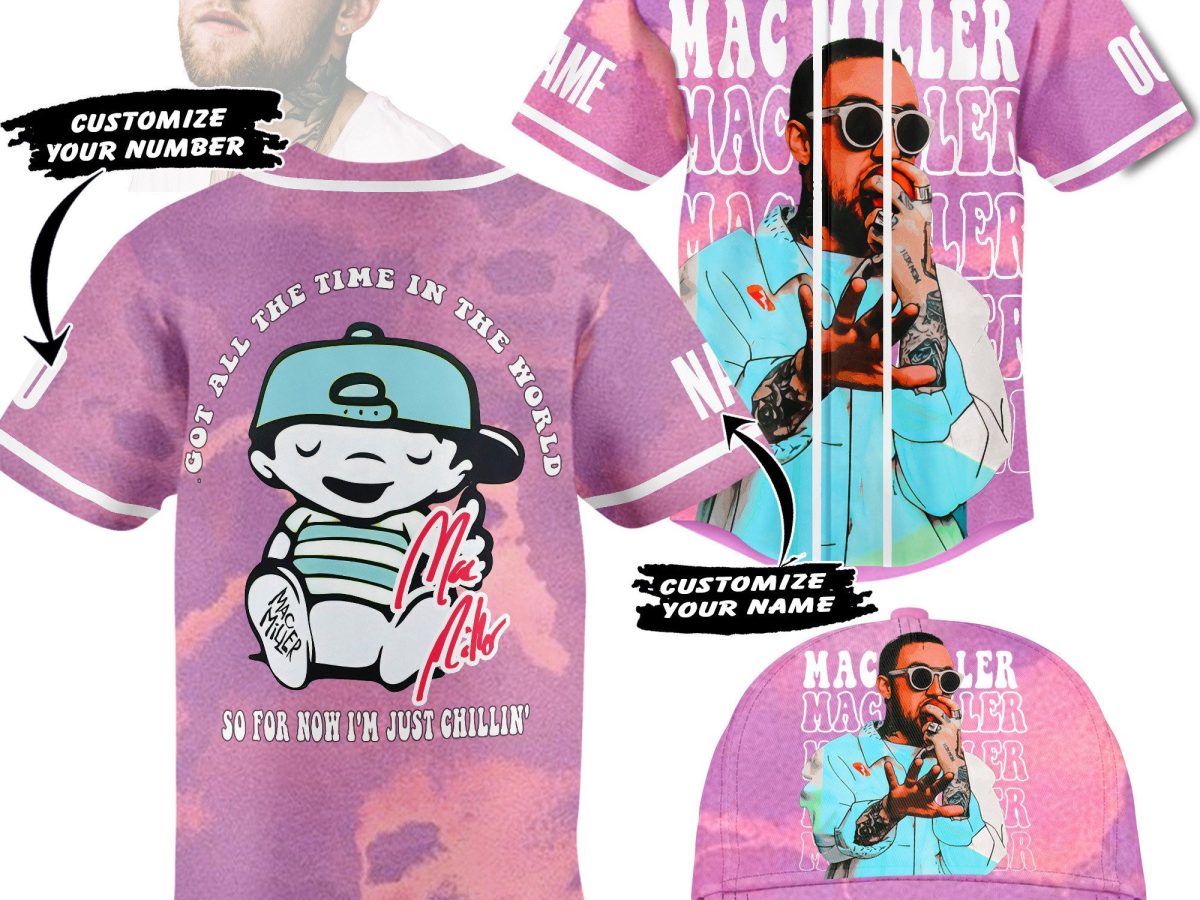 NEW Mac Miller Keep Smiling Edm Festivals Baseball Jersey - USALast