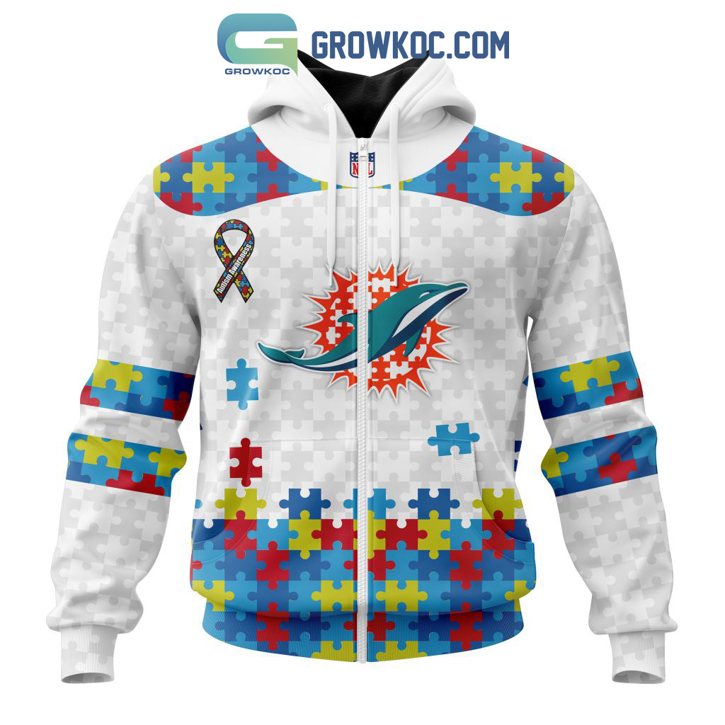 Miami Dolphins Nfl Autism Awareness Accept Understand Love Shirt Sweatshirt  Hoodie