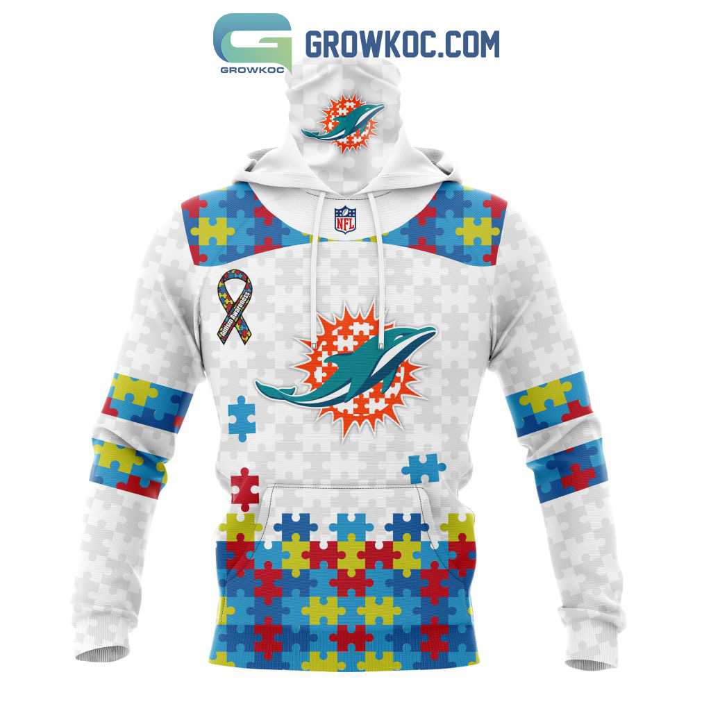 100% New] Personalized Miami Dolphins snow Christmas Sweater