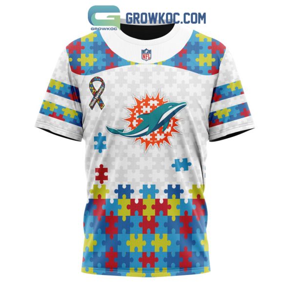 Miami Dolphins NFL Autism Awareness Personalized Hoodie T Shirt