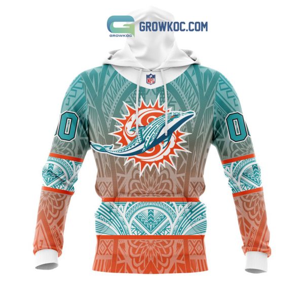 Miami Dolphins NFL Special Native With Samoa Culture Hoodie T Shirt