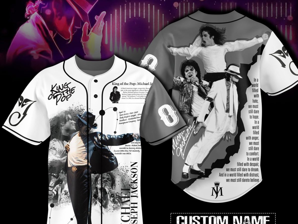 Michael Jackson Mooonwalker 3D Baseball Jersey Shirt - Bring Your