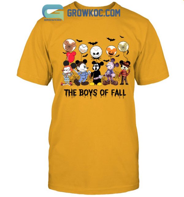 Mickey Mouse Walt Disney The Boys Of Fall Halloween T Shirt