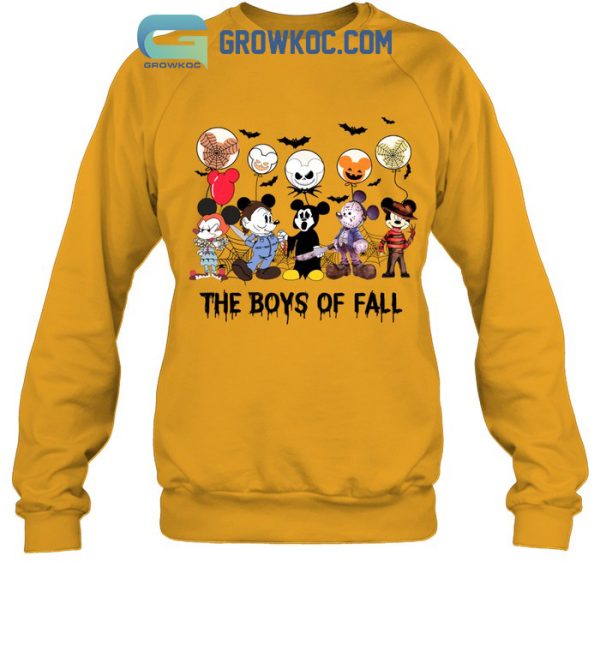 Mickey Mouse Walt Disney The Boys Of Fall Halloween T Shirt