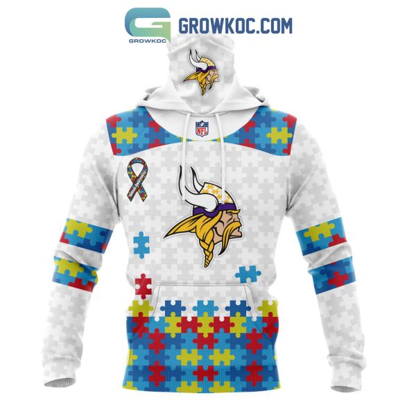 Minnesota Vikings NFL Autism Awareness Personalized Hoodie T Shirt