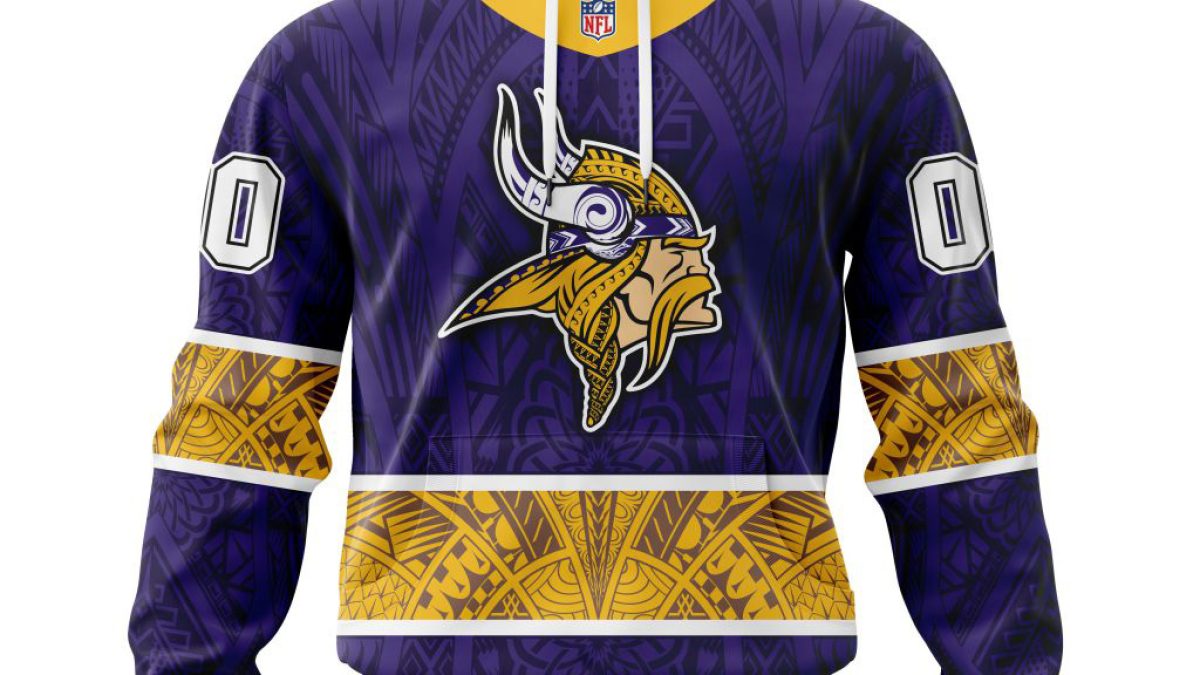 Minnesota Vikings NFL Special Native With Samoa Culture Hoodie T