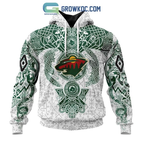 Minnesota Wild NHL Special Norse Viking Symbols Hoodie T Shirt