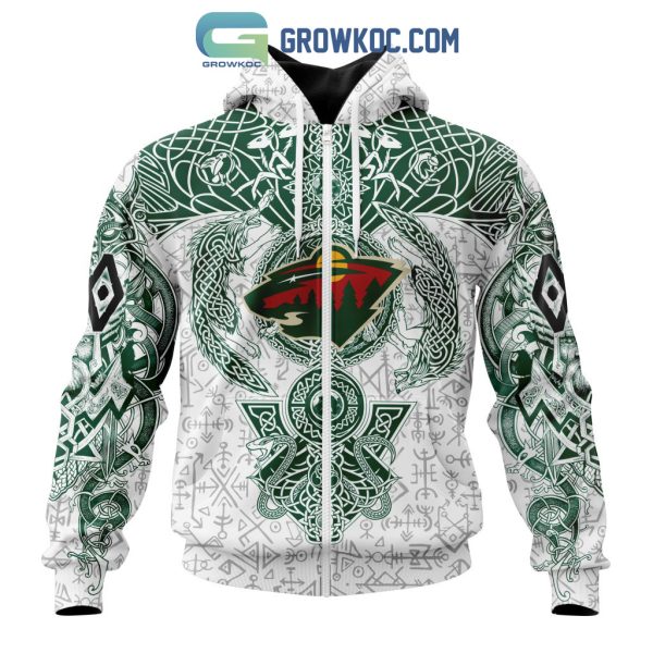 Minnesota Wild NHL Special Norse Viking Symbols Hoodie T Shirt