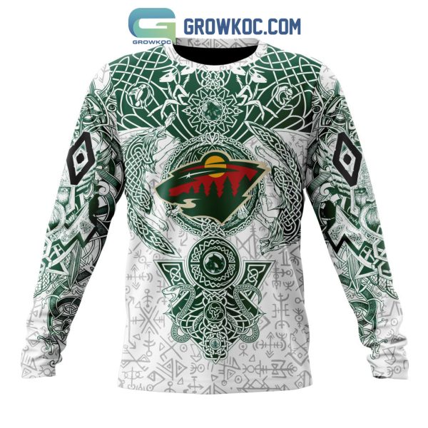 Minnesota Wild NHL Special Norse Viking Symbols Hoodie T Shirt