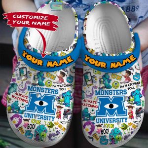 Monsters University I’m Watching You Personalized Crocs