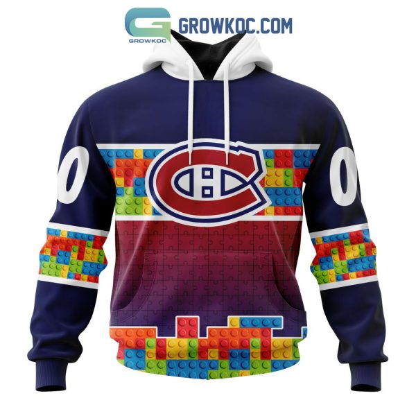 Montreal Canadiens NHL Special Autism Awareness Design Hoodie T Shirt