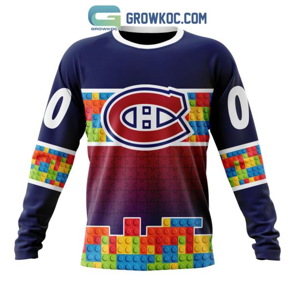 Montreal Canadiens NHL Special Autism Awareness Design Hoodie T Shirt