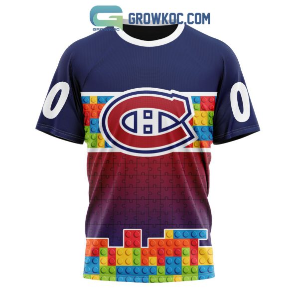 Montreal Canadiens NHL Special Autism Awareness Design Hoodie T Shirt