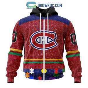 Montreal Canadiens NHL Special Fearless Against Autism Hoodie T Shirt