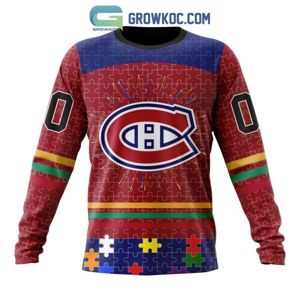 Montreal Canadiens NHL Special Fearless Against Autism Hoodie T Shirt