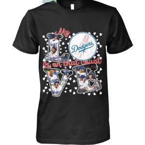 Real Women Love Baseball Smart Women Love The Dodgers T Shirt