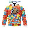 NHL Calgary Flames Puzzle Fearless Against Autism Awareness Hoodie T Shirt