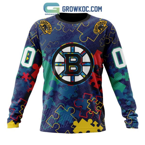 NHL Boston Bruins Specialized Fearless Aganst Autism