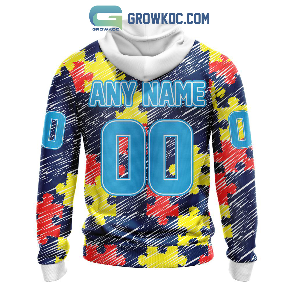 NHL Columbus Blue Jackets Custom Name Number Blue Sweater