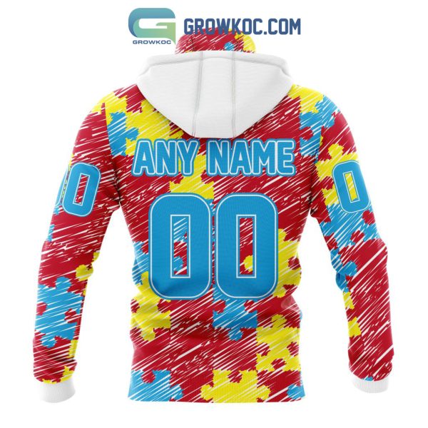 NHL Florida Panthers Puzzle Autism Awareness Personalized Hoodie T Shirt