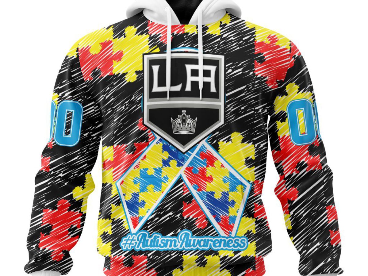 Los Angeles Kings NHL Special Unisex Kits Hockey Fights Against Autism  Hoodie T Shirt - Growkoc