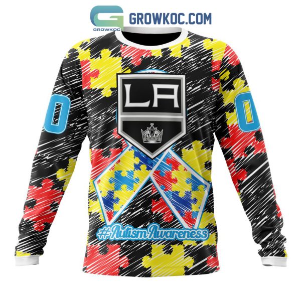 NHL Los Angeles Kings Puzzle Autism Awareness Personalized Hoodie T Shirt