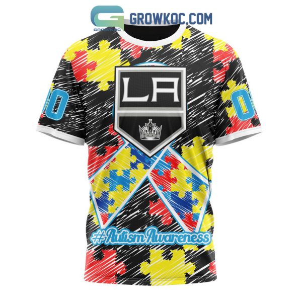 NHL Los Angeles Kings Puzzle Autism Awareness Personalized Hoodie T Shirt