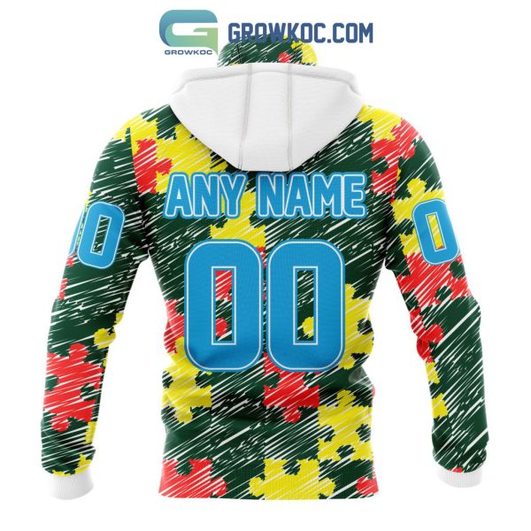 NHL Minnesota Wild Puzzle Autism Awareness Personalized Hoodie T Shirt