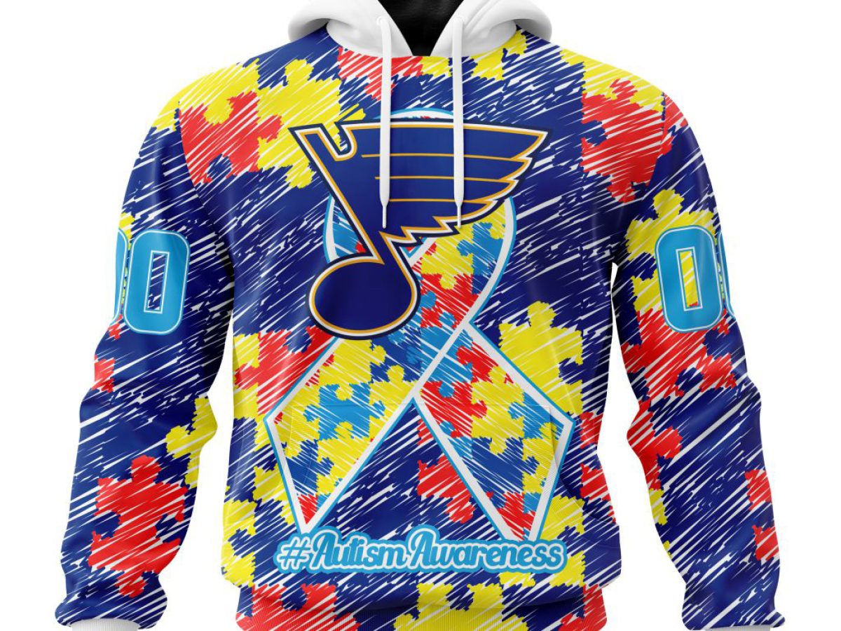 NHL St. Louis Blues Puzzle Fearless Against Autism Awareness