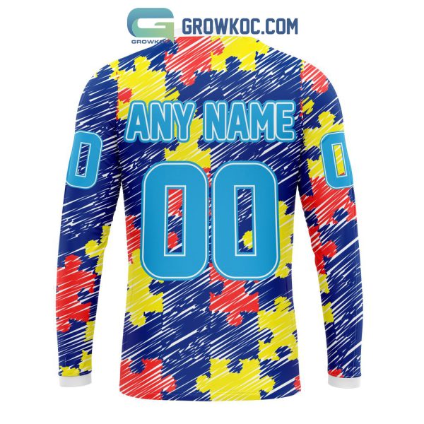 NHL St. Louis Blues Puzzle Autism Awareness Personalized Hoodie T Shirt