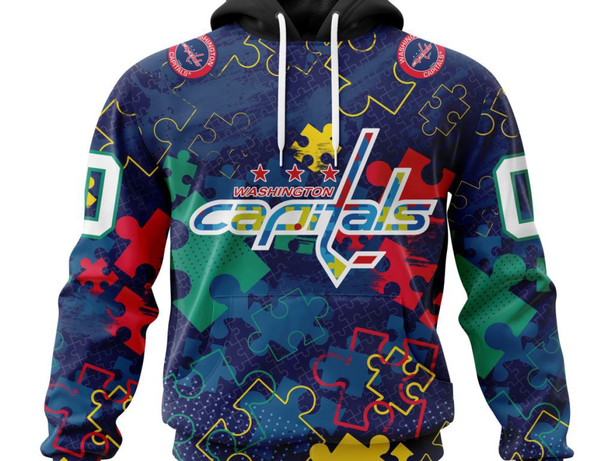 Washington Capitals NHL Special Autism Awareness Design Hoodie T Shirt -  Growkoc