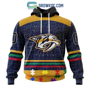 Custom Nashville Predators Throwback Vintage NHL Hockey Shirt Hoodie 3D -  Bring Your Ideas, Thoughts And Imaginations Into Reality Today