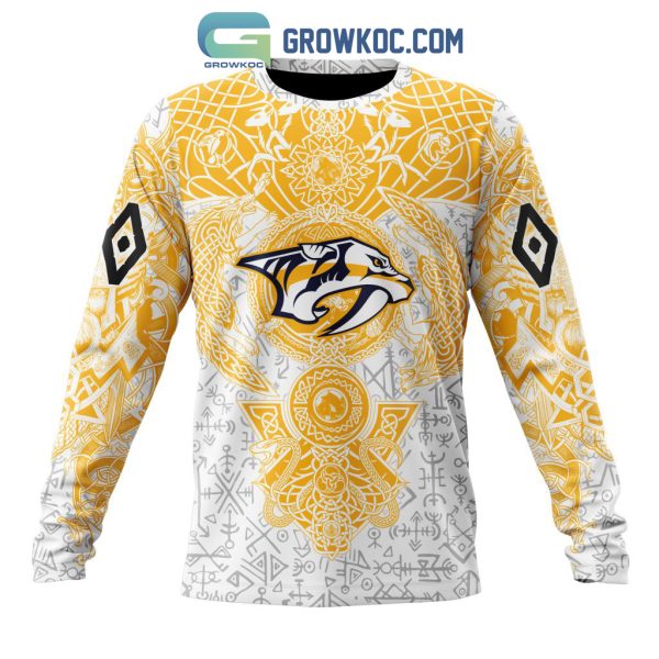 Nashville Predators NHL Special Norse Viking Symbols Hoodie T Shirt