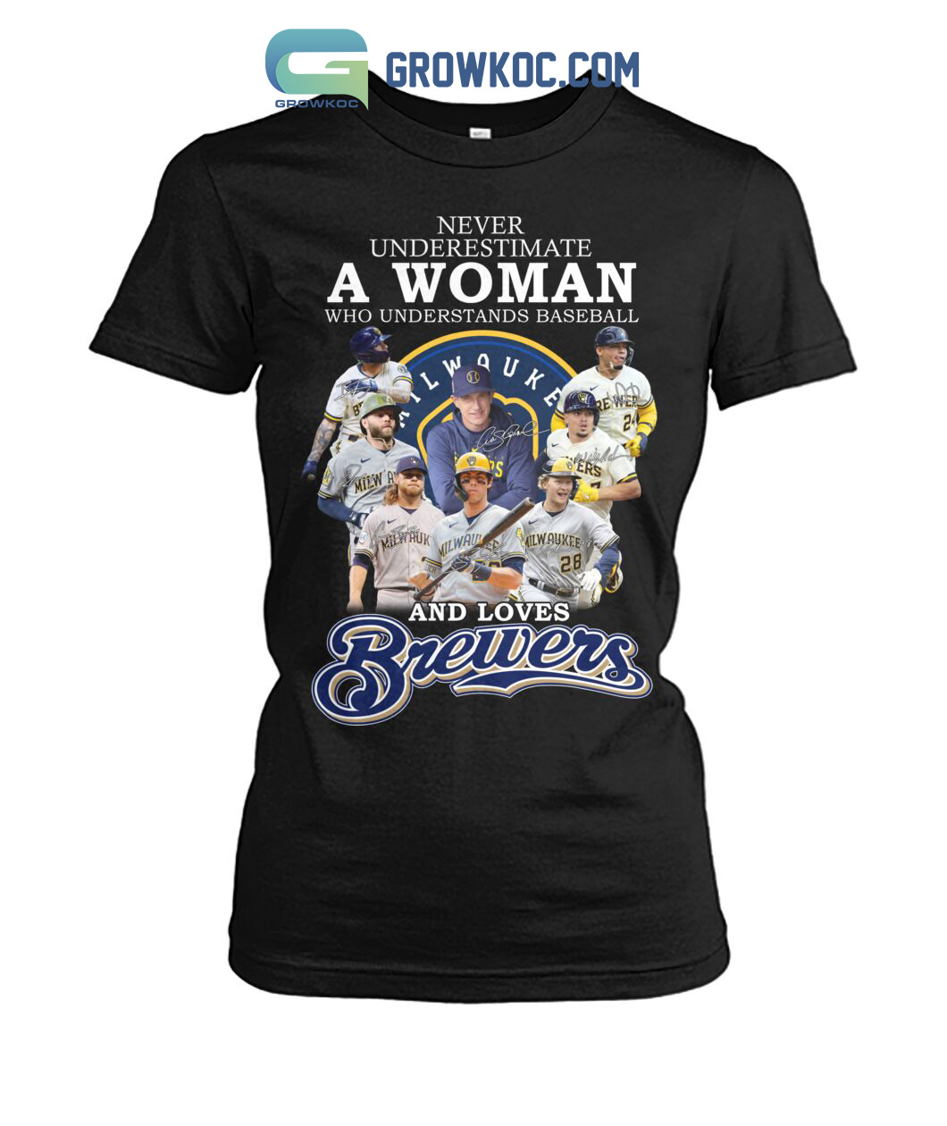 Never Underestimate A Woman Who Understands Baseball And Loves Dodgers T  Shirt - Growkoc