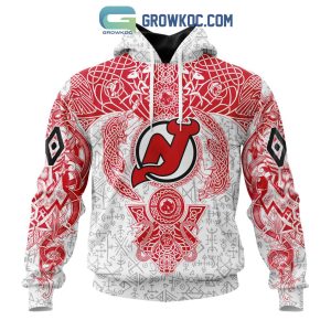 New Jersey Devils NHL Special Norse Viking Symbols Hoodie T Shirt