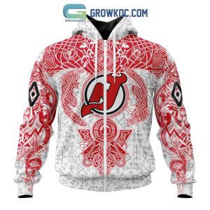 New Jersey Devils NHL Special Norse Viking Symbols Hoodie T Shirt