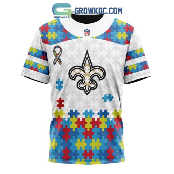 New Orleans Saints NFL Autism Awareness Personalized Hoodie T Shirt