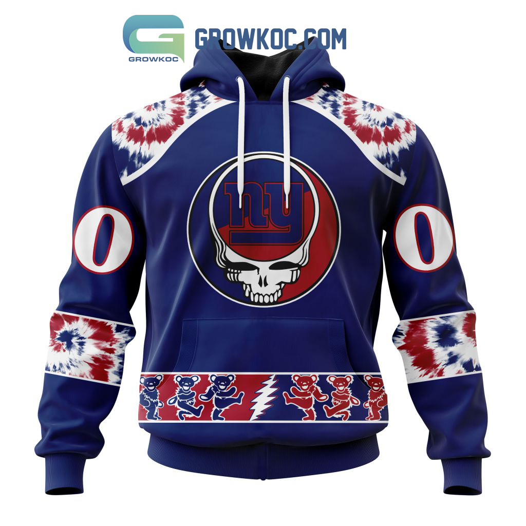 New York Giants NFL Special Grateful Dead Personalized Hoodie T