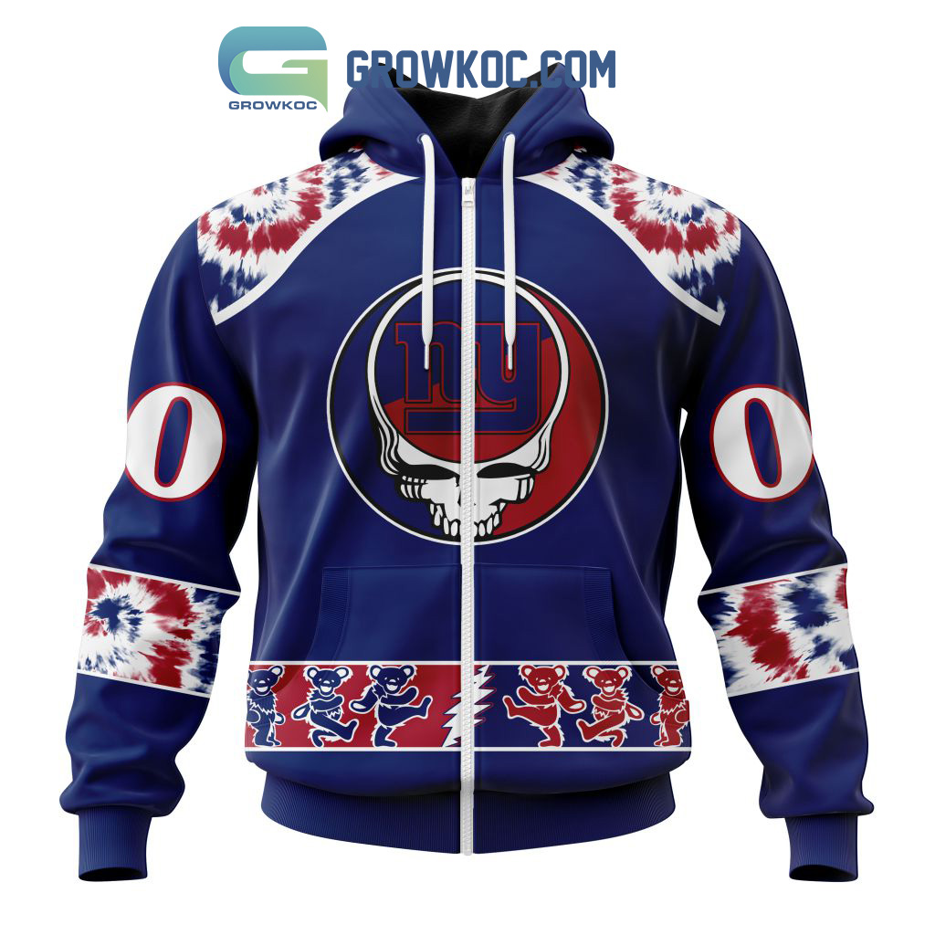 New York Giants NFL Special Grateful Dead Personalized Hoodie T