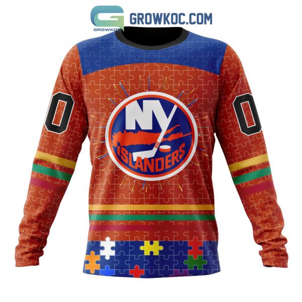 New York Islanders NHL Special Fearless Against Autism Hoodie T Shirt
