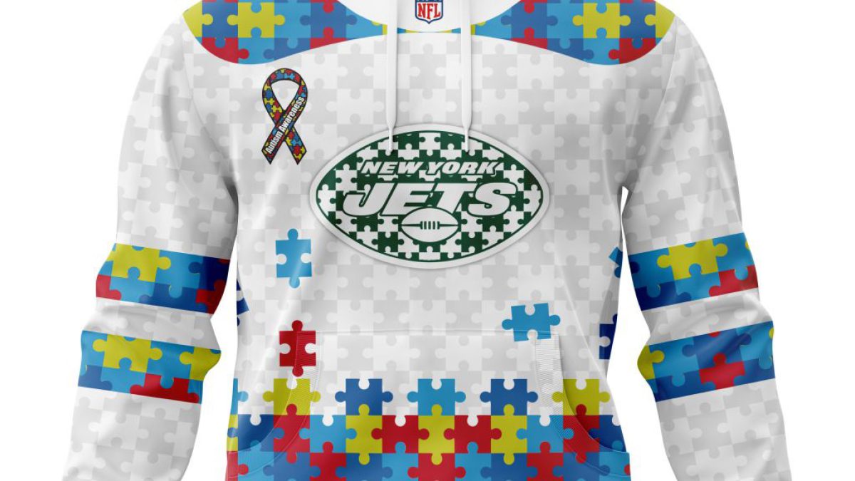 New York Jets NFL Autism Awareness Personalized Hoodie T Shirt