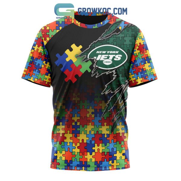 New York Jets NFL Special Autism Awareness Design Hoodie T Shirt