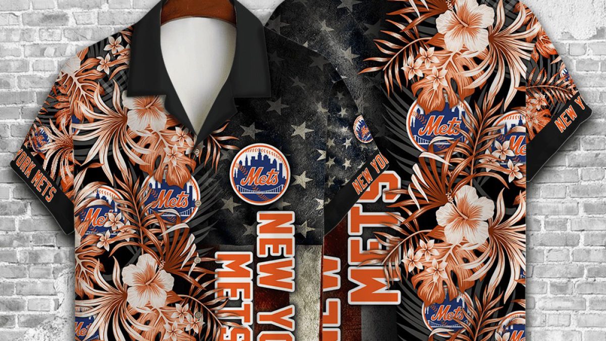 The New York Mets Baseball Full Printed Hawaiian Shirt, Mets Hawaiian Shirt