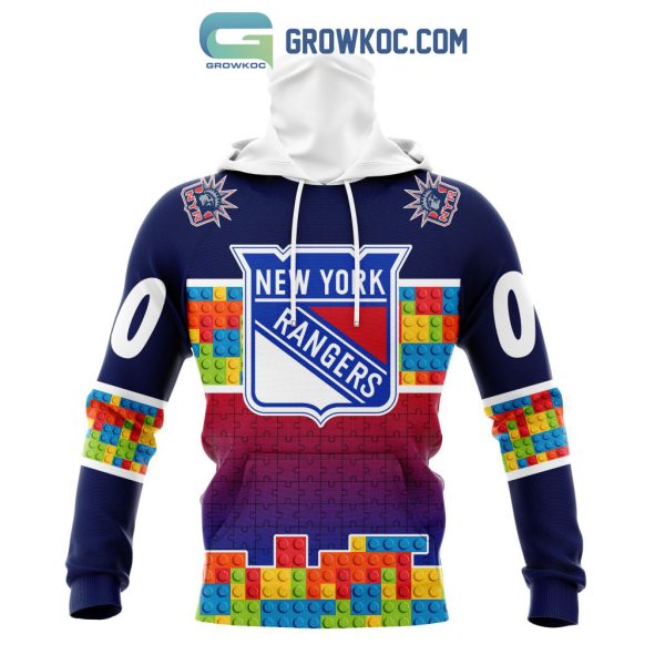 New York Rangers NHL Special Autism Awareness Design Hoodie T Shirt