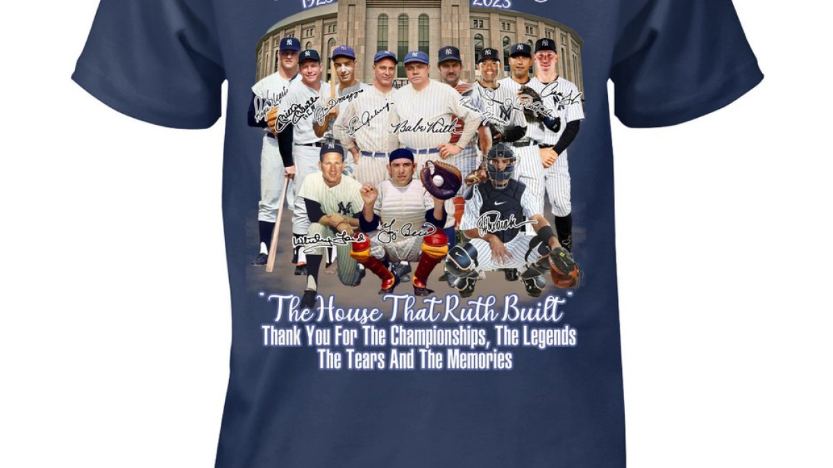 Nice new York Yankees 100th Anniversary The house that Ruth built