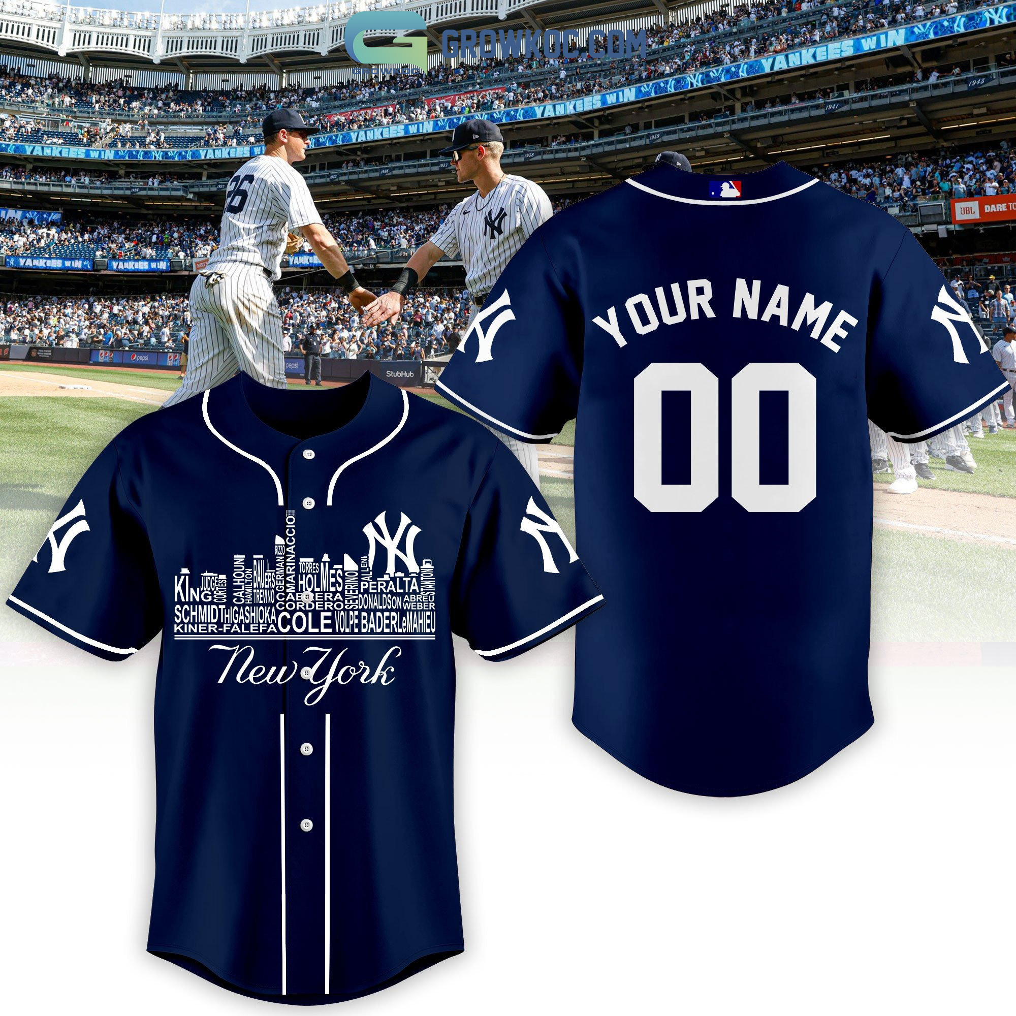 new york yankees personalized jersey
