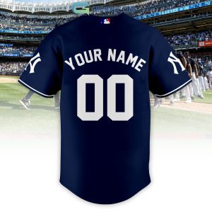 NewYork Yankees Custom Name & Number Baseball Jersey Shirt Best Gift For Men  And Women