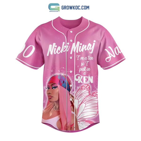 Nicki Minaj Barbie World Tour Personalized Baseball Jersey