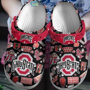 Ohio State Buckeyes Personalized Hey Dude Shoes