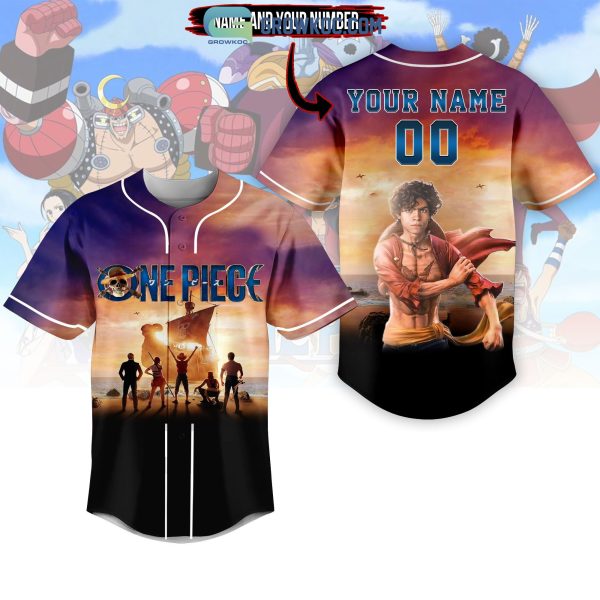 One Piece Anime King Personalized Baseball Jersey